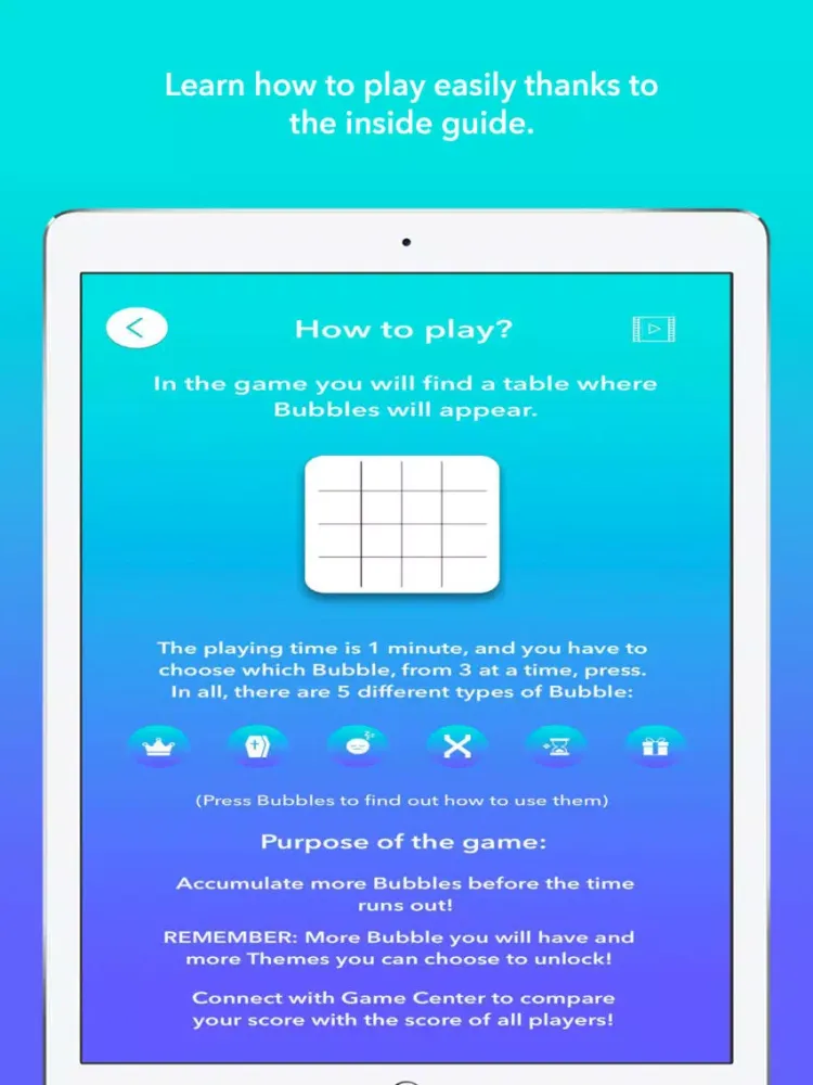 Скриншоты Bubbling iPad 