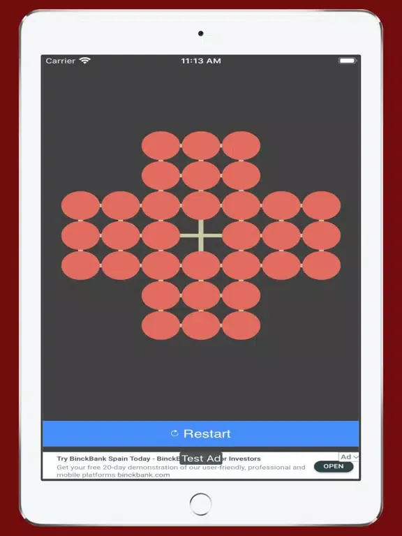 Capturas de tela do Senku Peg Solitarie Solo Noble iPad 