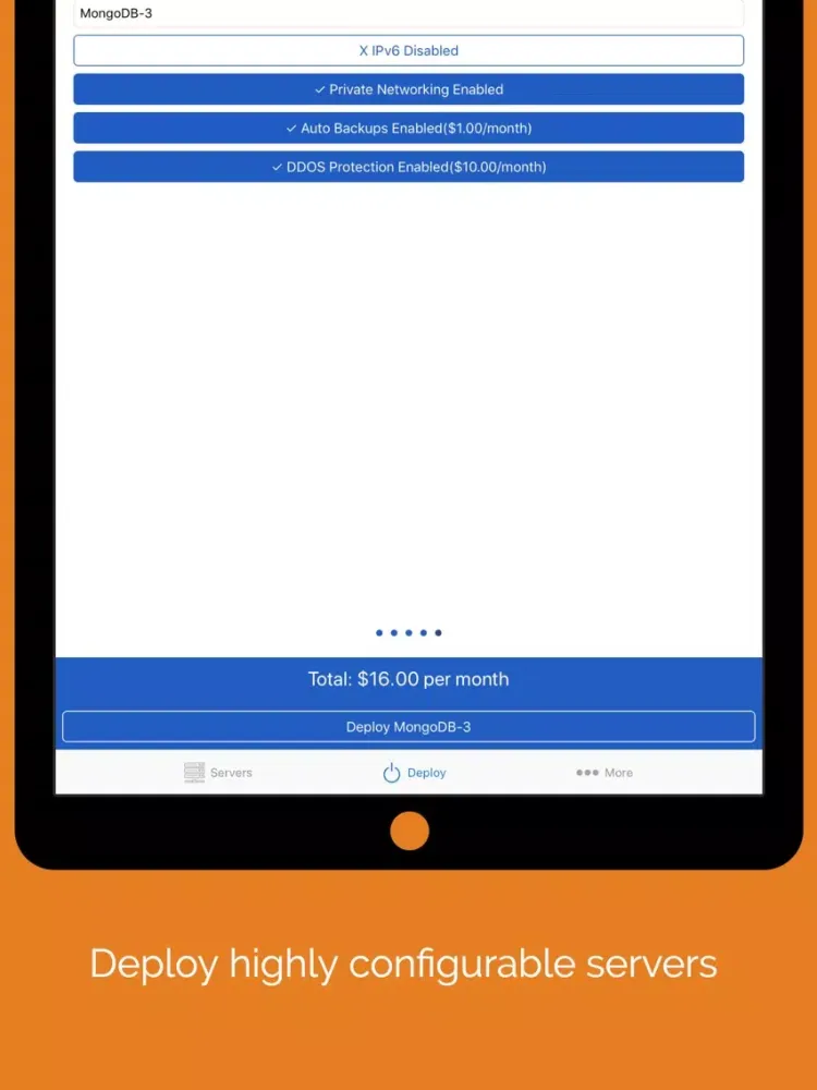 Vulture - Manager for Vultr iPad  Ekran Görüntüleri
