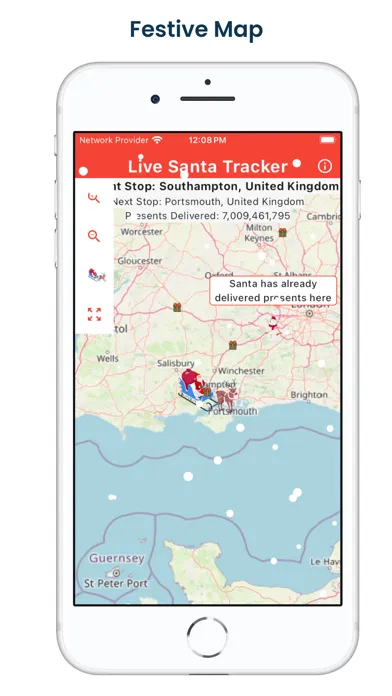 Live Santa Tracker Ekran Görüntüleri
