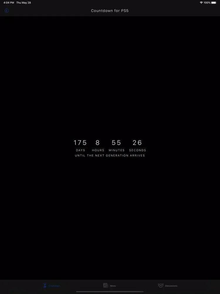 Captures d'écran de Countdown for PS5 iPad 