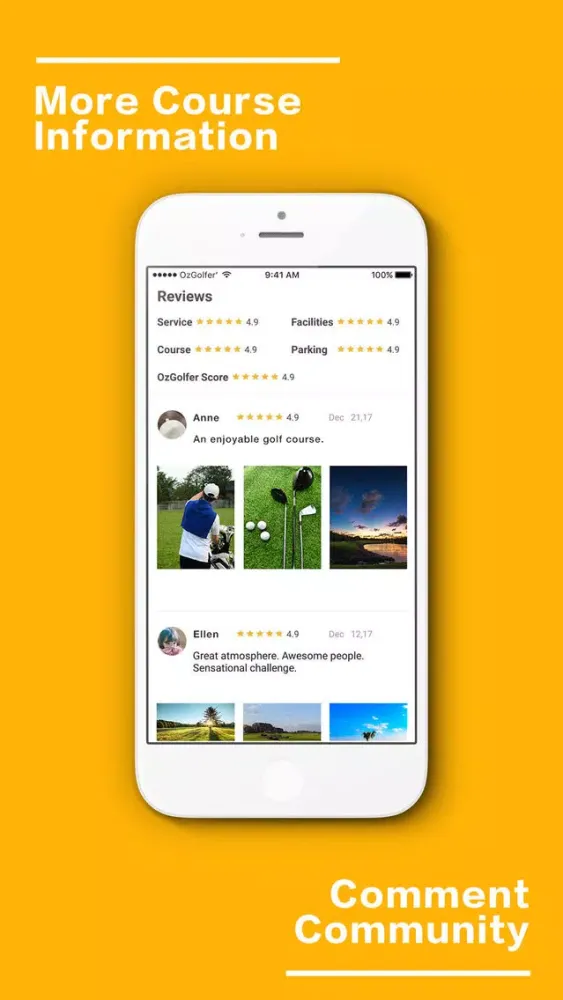 OzGolfer Ekran Görüntüleri