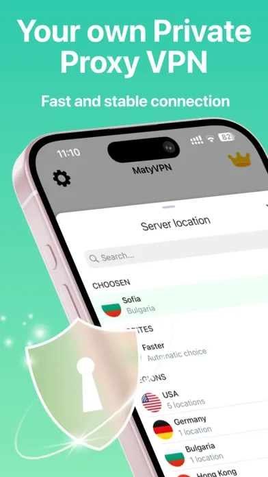 Capturas de pantalla de MatyVPN – Fastvpn for iPhone