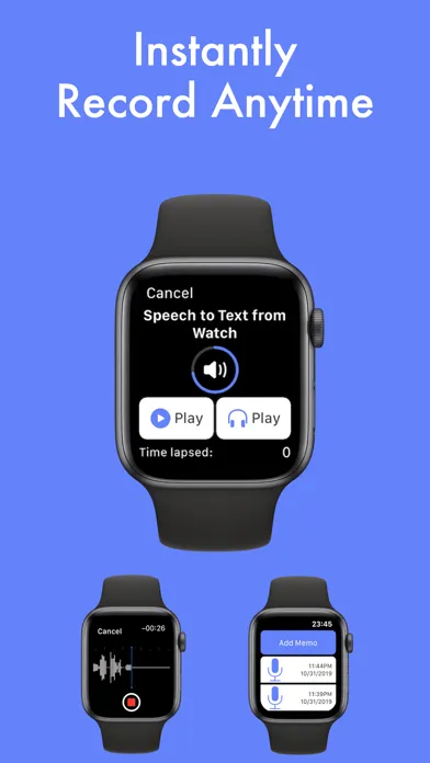 Captures d'écran de Texter - Recording, Transcript