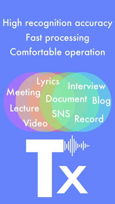 Captures d'écran de Texter - Recording, Transcript