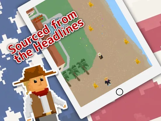 Capturas de pantalla de Grand Theft Trump Campaign Sim iPad 