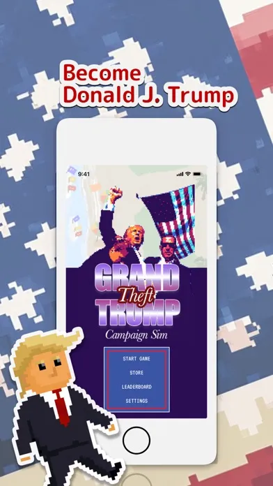 Capturas de pantalla de Grand Theft Trump Campaign Sim
