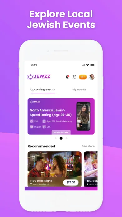 Скриншоты Jewzz - Jewish dating