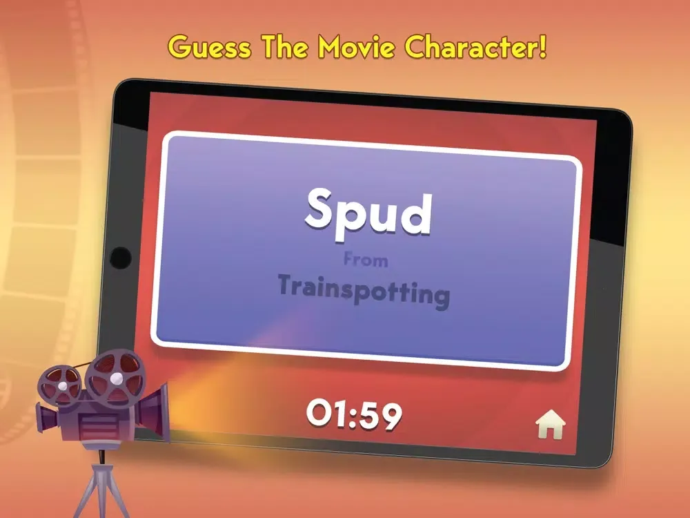 Heads Up: Movie Characters! iPad 應用截圖
