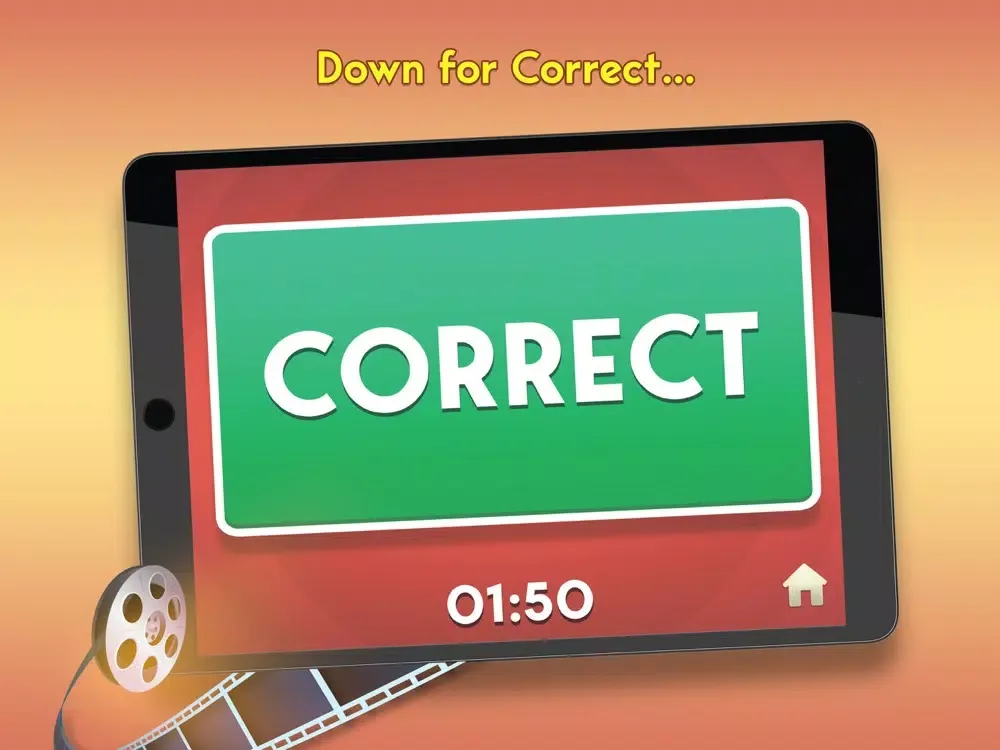 Heads Up: Movie Characters! iPad 應用截圖