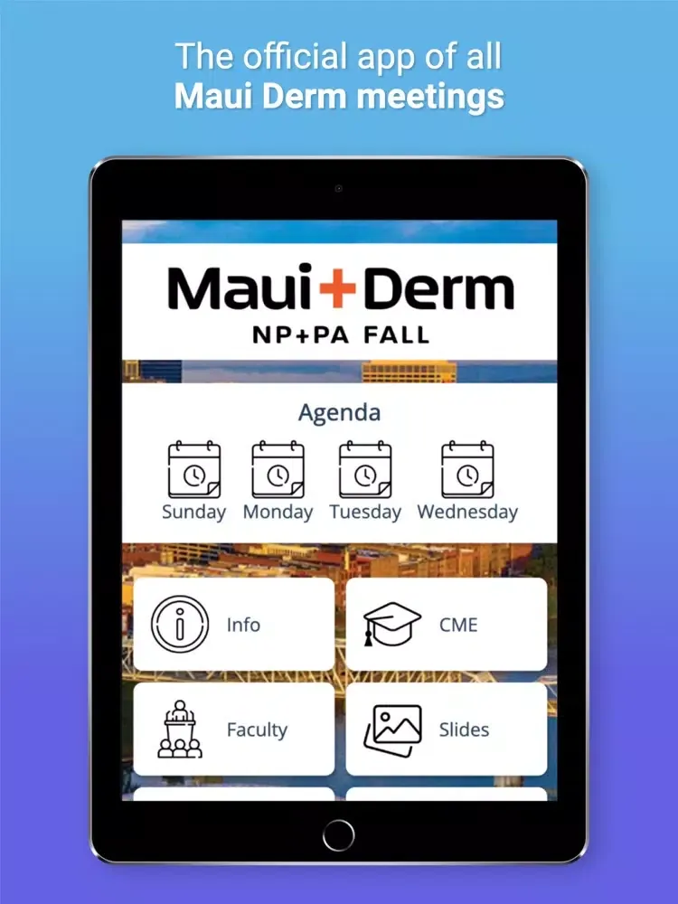 Maui Derm Meetings iPad  स्क्रीनशॉट