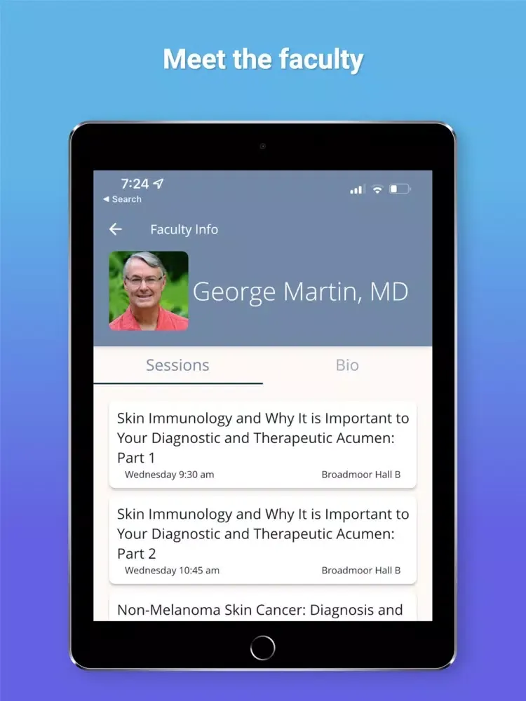 Maui Derm Meetings iPad  स्क्रीनशॉट