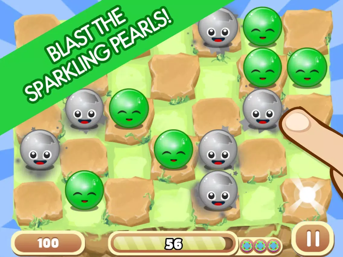 ภาพหน้าจอของ Aqua Pearl Blast - Poke n Pop iPad 