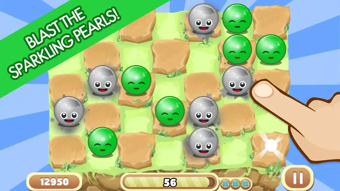 ภาพหน้าจอของ Aqua Pearl Blast - Poke n Pop
