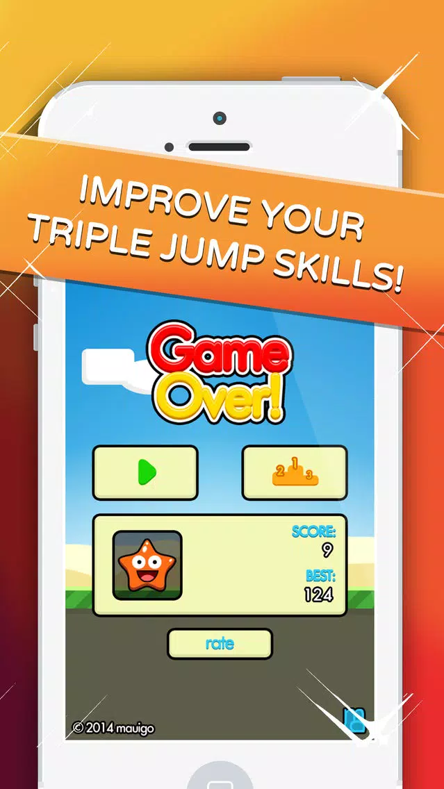 ภาพหน้าจอของ Cherry Triple Jump & Run - Really Hard and Addicting One Touch Platformer