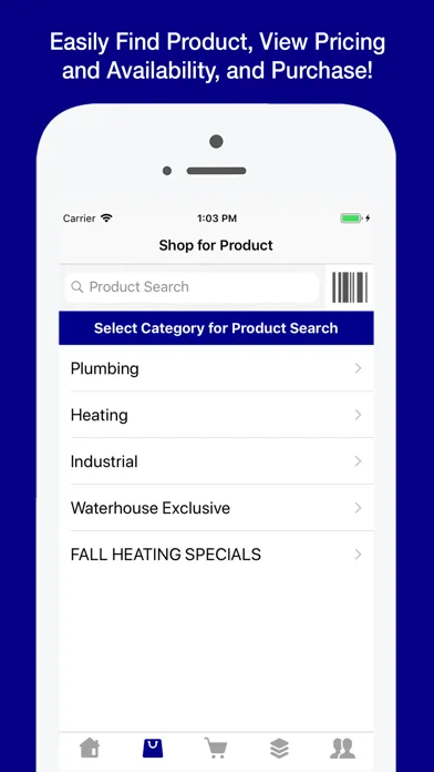 Zrzuty ekranu Maumee Supply OE Touch