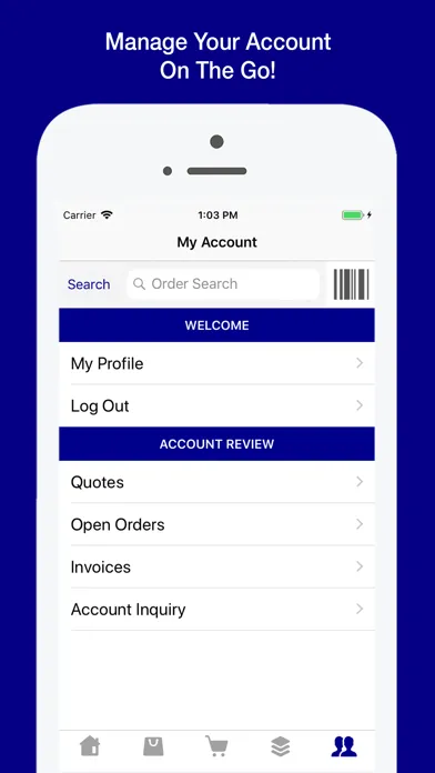 Zrzuty ekranu Maumee Supply OE Touch