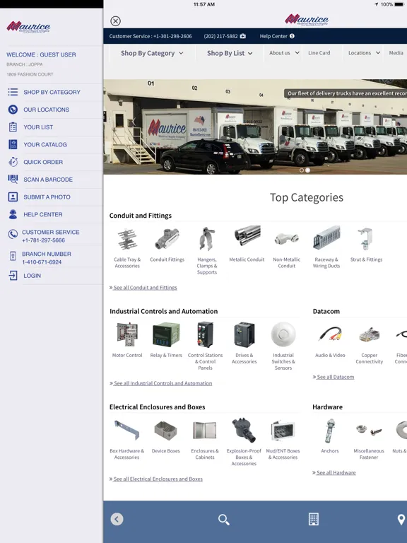 تصاویر Maurice Electrical Supply Co iPad 