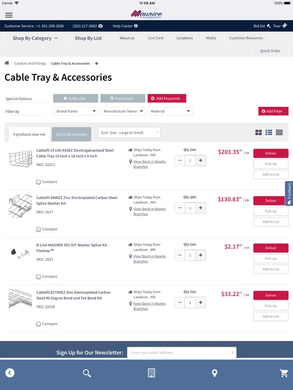 تصاویر Maurice Electrical Supply Co iPad 