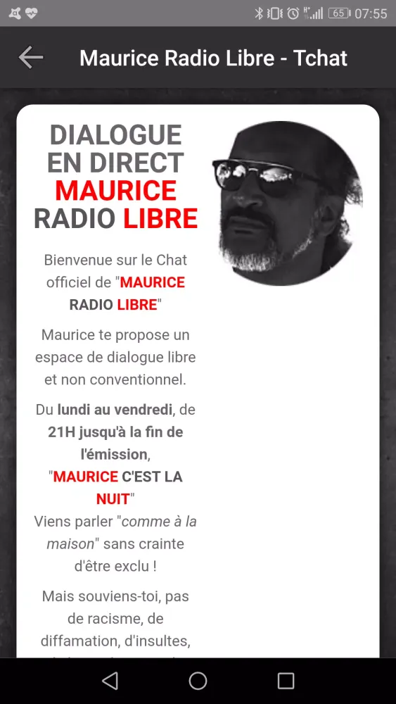 Maurice Radio Libre Screenshots