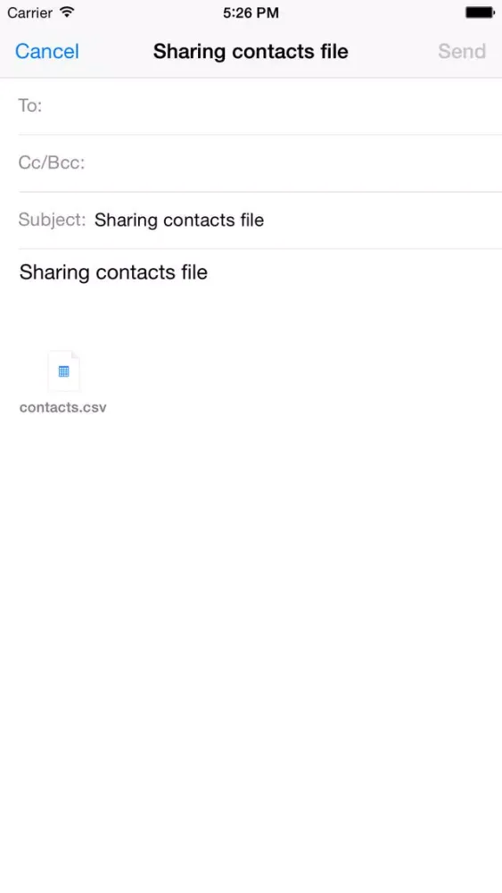 Capturas de pantalla de ContactReader