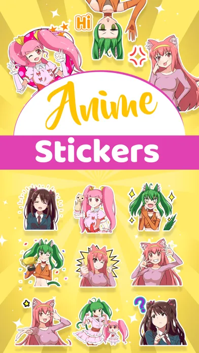 Скриншоты Anime Stickers ⋆