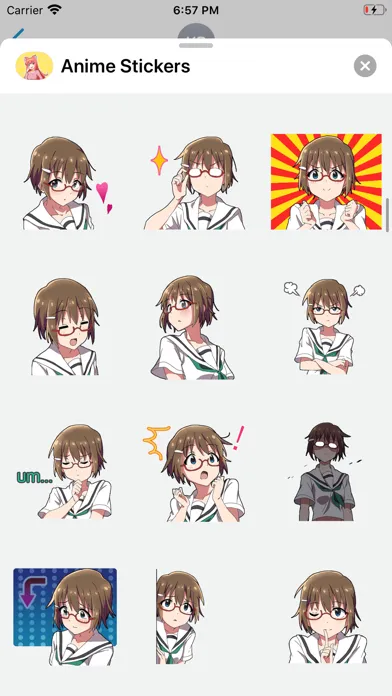 Скриншоты Anime Stickers ⋆