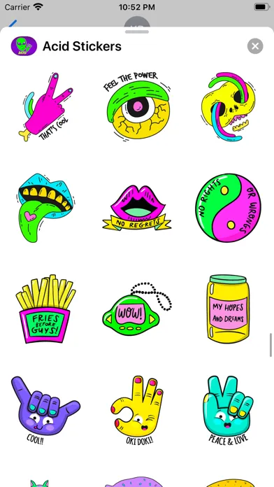 Скриншоты Acid Stickers: Trippy Fun