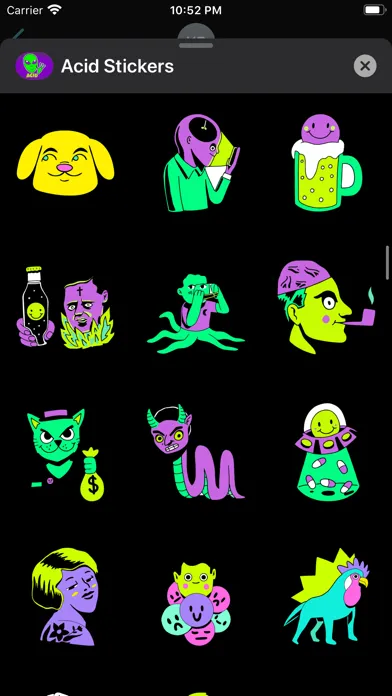 Скриншоты Acid Stickers: Trippy Fun