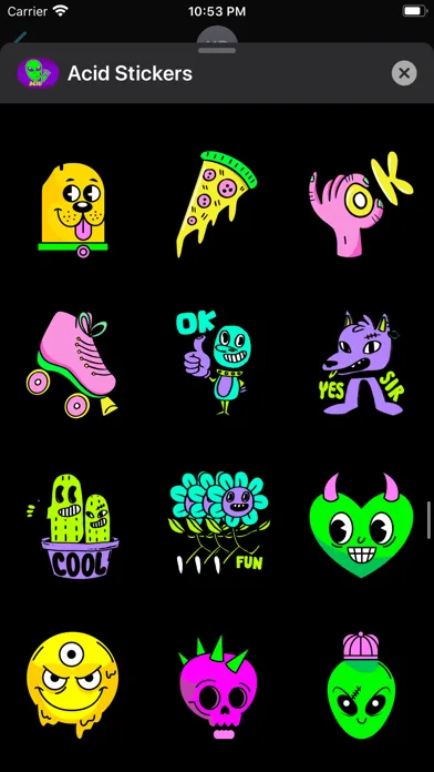 Скриншоты Acid Stickers: Trippy Fun