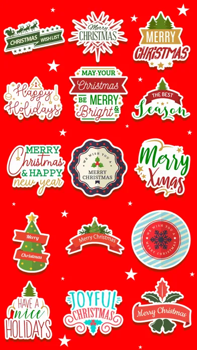 Christmas & New Year Badges应用截图