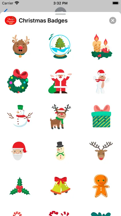 Christmas & New Year Badges应用截图