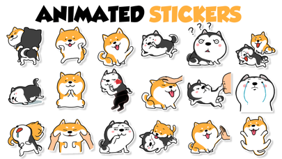 Screenshot di Crazy Pups: Animated Stickers