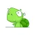 Funny Turtle Animated Stickers