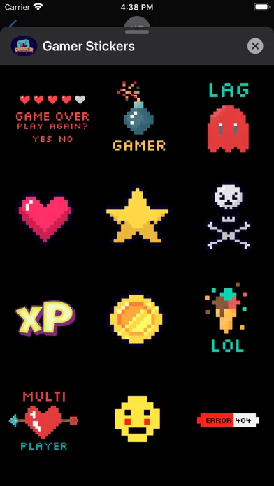 Gamer OP Stickers Ekran Görüntüleri