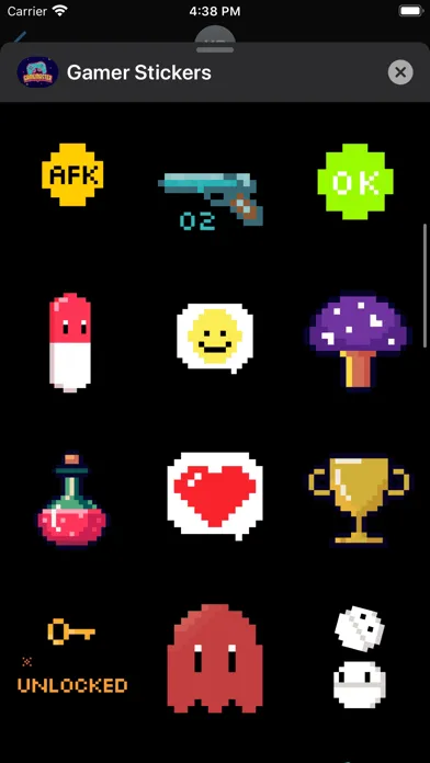 Gamer OP Stickers Ekran Görüntüleri