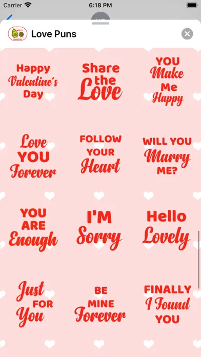 Love Puns: Animated Stickers应用截图