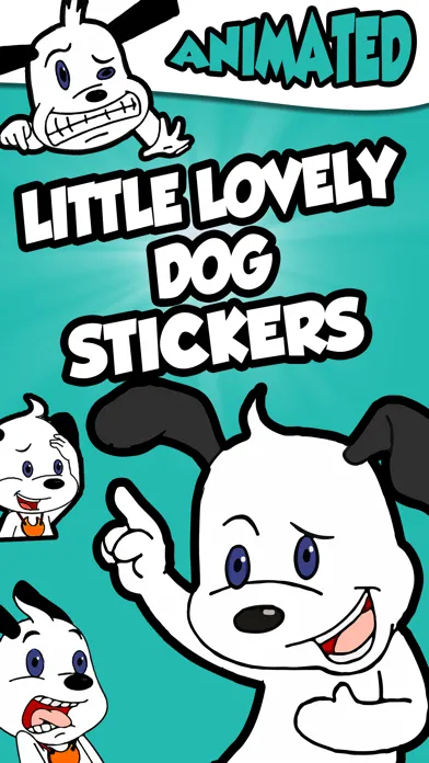 Little Lovely Dog: Fun Stamps应用截图