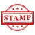 Stamp Stickers - Rubber Ink