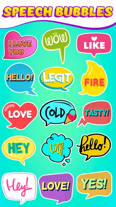 Speech Bubble Stickers ⋆ স্ক্রিনশট