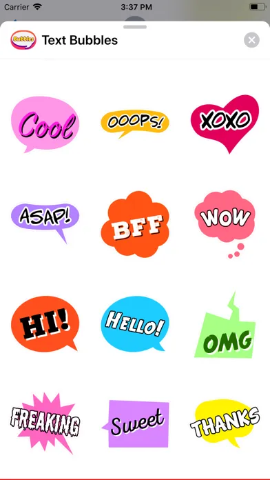 Speech Bubble Stickers ⋆ স্ক্রিনশট