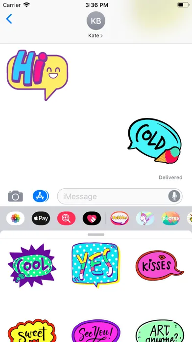 Speech Bubble Stickers ⋆ স্ক্রিনশট