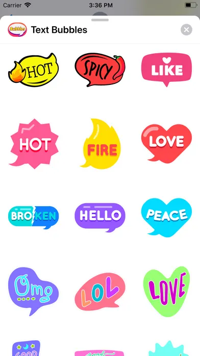 Speech Bubble Stickers ⋆ স্ক্রিনশট