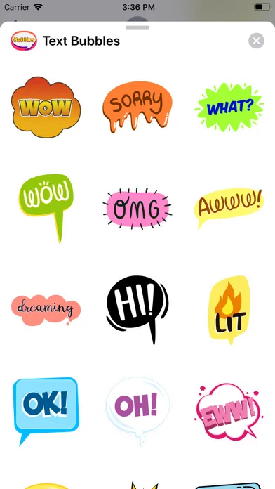 Speech Bubble Stickers ⋆ স্ক্রিনশট