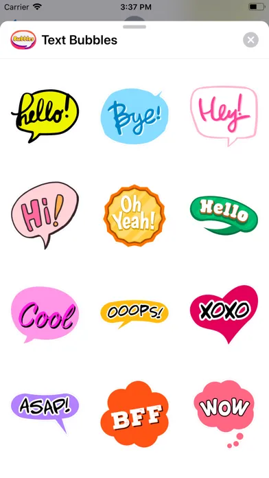 Speech Bubble Stickers ⋆ স্ক্রিনশট