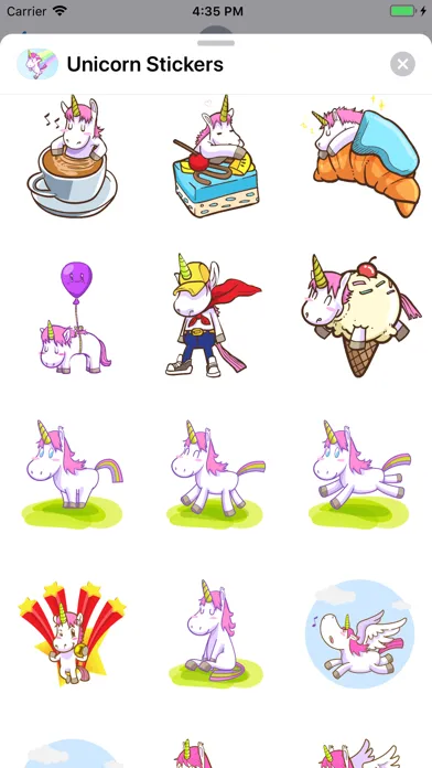 Capturas de pantalla de Unicorn Stickers ⋆