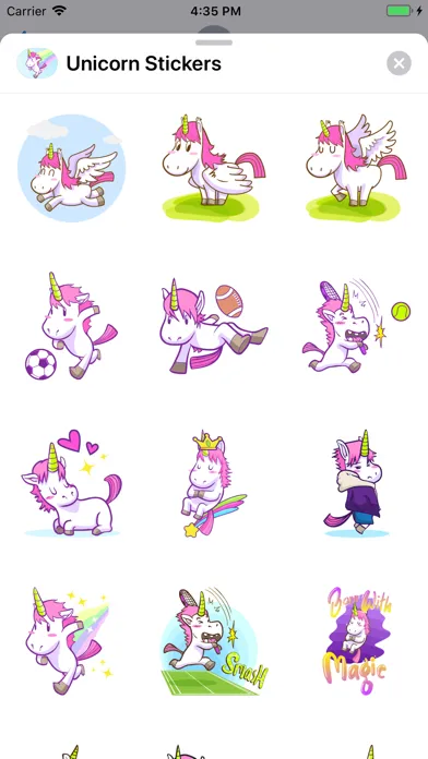 Capturas de pantalla de Unicorn Stickers ⋆