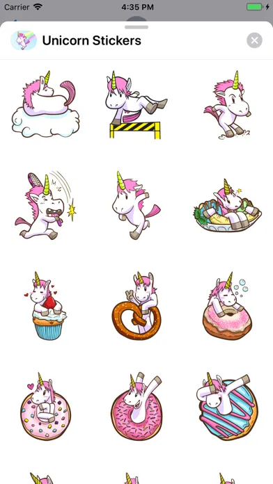 Capturas de pantalla de Unicorn Stickers ⋆