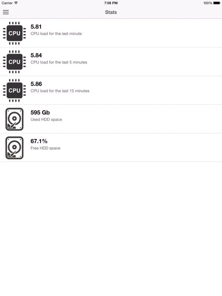 Mauris CRM Logger iPad  स्क्रीनशॉट