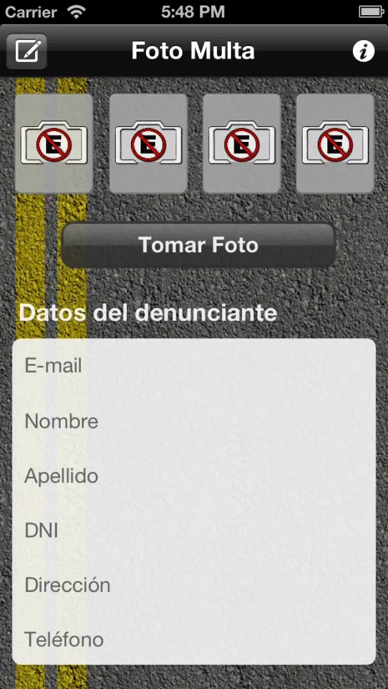 Screenshot di Foto Multa